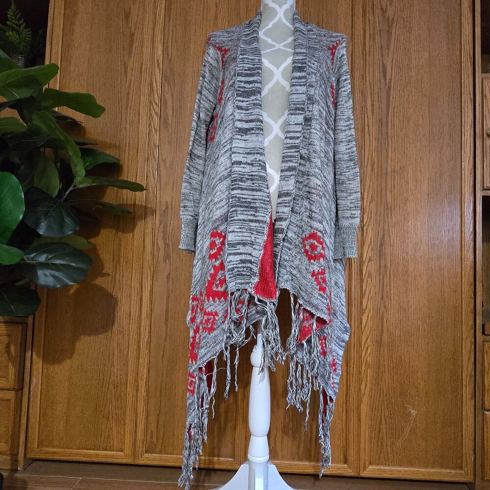 Boho Tassle Wrap Sweater